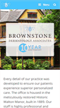 Mobile Screenshot of brownstonederm.com