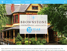 Tablet Screenshot of brownstonederm.com